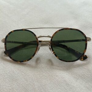 PERSOL Havana Green Gold -53 mm Sunglasses PO2456S - Enjoy Your Summer in Style!